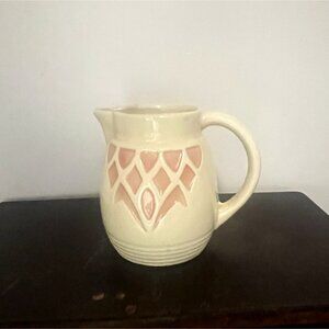 RRP Co Robinson Ransbottom Pottery Art Deco Pitcher, Roseville, Ohio